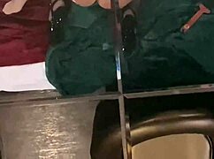 Intense blowjob with big tits, tattoo, and deepthroat cumshot