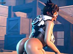 overwatch 3d porn fucking pussy in web chat game