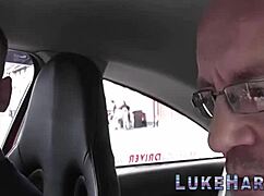 i'm spitroastin' this british brunette with my big cock in a gay threesome