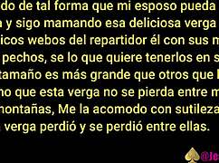 Uber Eats delivery guy fucks me, my big tit's bouncin' in this cuckold vid