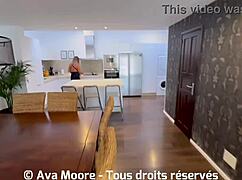 Kitchen Fuck Huge Cock Banging Pussy On Countertop Ending With Face Full Of Cum Bon Appetit