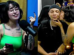 Martina Oliveira gets hot seeing Ruan’s huge tool on podcast 🔥