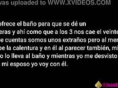 Uber Eats delivery guy fucks me, my big tit's bouncin' in this cuckold vid