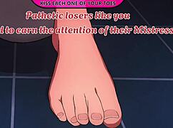 Hey slave, ready for Makima's femdom training with humiliating feet tasks?