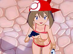 In this hentai, May Haruka congratulates you for being a good trainer, leading to intimate rewards.