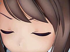 maria from kantai collection gets animated in hentai cartoon style