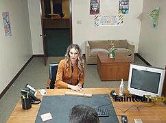 Boss Milf Fucks Principal to Hide Stepson's Secret