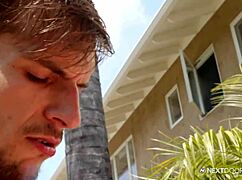 Donte Thick Meets Hot Ginger on Rooftop