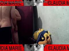 Curvy european woman with big ass in amateur fetish scene.