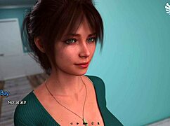 cassandra with huge boobs gets bent over for summer creampie by carlogames