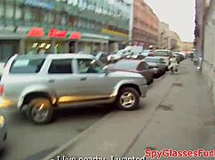 Hidden Cam Catches European Sweetie in Bathroom Ride