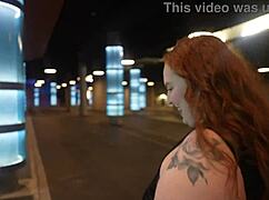 Spending a night with Mia Dior in public doggystyle fun