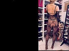 Flashing naughty snaps during a hardcore sex challenge