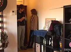 Living weird with ex-girlfriend who moved in suddenly for wild banging