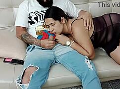 Massage To Stepmother Goes Wild! She Sucks My Monster Cock Deep!