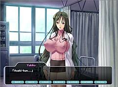 shion fucks nurse anal brutally in hospital anime