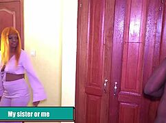 Ebony Teen Stepsister With Big Tits And Ass