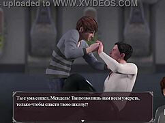 hey, check out this cartoon game where pregnant characters have sex in a dungeon