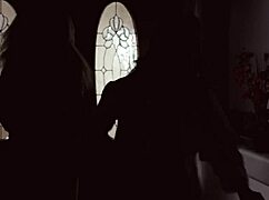 Two Scared Chicks Decide To Fuck Instead Of Horror