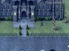 hey, check out this cartoon game where pregnant characters have sex in a dungeon