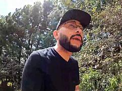 Yo, exercising with friends turned into an outdoor threesome!