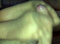 i-i gave a homemade footjob with different nylons