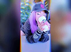 i asked that big booty girl to fill her pussy with my cum