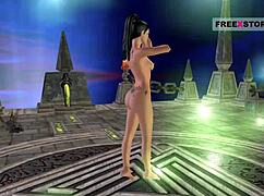 indian bhabhi strikes sexy poses in animated 3d cartoon