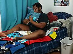 diaper wetting training with ebony babe