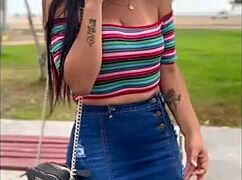 Yo, check this Latina turn into a horny whore after her boyfriend dumped her for revenge!