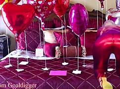 smelly dirty shoes lead to intense fucking in latex fetish domination