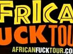 Ebony Girl Rides Boyfriend's Big Cock