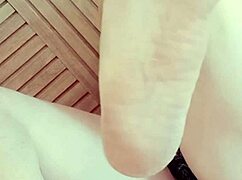 Wow, Fetish with This Petite Blonde's Feet!