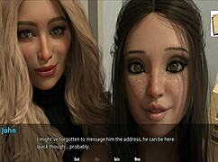 Wvm 66 Brunette Girlfriend Discovers John's Secret In Homemade 3d Erotic Video