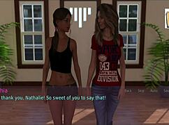 wife and mother-in-law play game