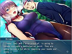 Student council president hides masochist fetish in secret bondage game