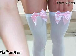 In this homemade scene, a petite college girl fucks her new stepsister in sexy panties.