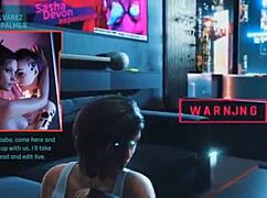 Cyberpunk Scene With Big Tits And Ass Getting Cum From Monster Cock
