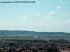 Top View of Scenic Sibiu Romania