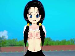 Videl Thanks You For Flying Lessons In Dragon Ball Z