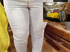 Milf gets groped for money