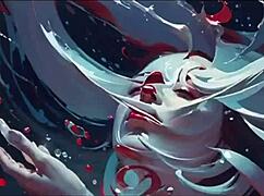 cherry poptart and other flavors in cute anime style