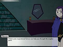 Starfire in 18Titans Cartoon Game Adventure