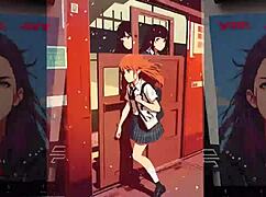 cherry poptart and other flavors in cute anime style