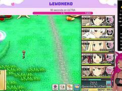 lewdneko moaning while playing evenicle with vibrator part 20