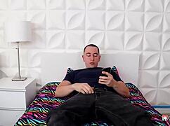 Horny Blonde Chick Fucks Massive Monster Cock