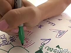 Mature Playgirl Uses Blowjob Skills To Tame Young Men's Cocks With Cumshots