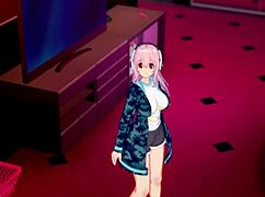 Super Sonico Gets Wild and Horny Modeling Just for You