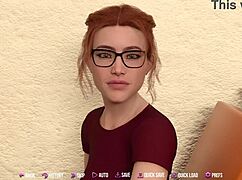 Yo, this naughty redhead in College Kings 2 wants my huge cock bad!