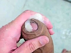 Cute Brazilian Twink Jerking Off Solo in Shower